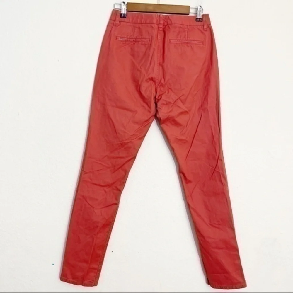 Bonobos Mid Rise Skinny Jeans Men Size 30 Coral Pockets